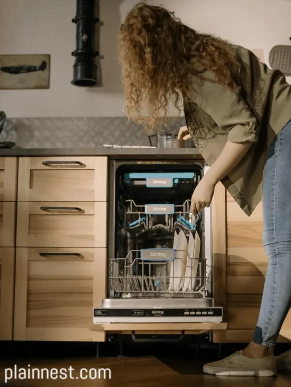 dishwasher in a small kitchen