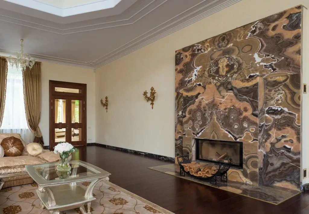 White Wall Fireplace