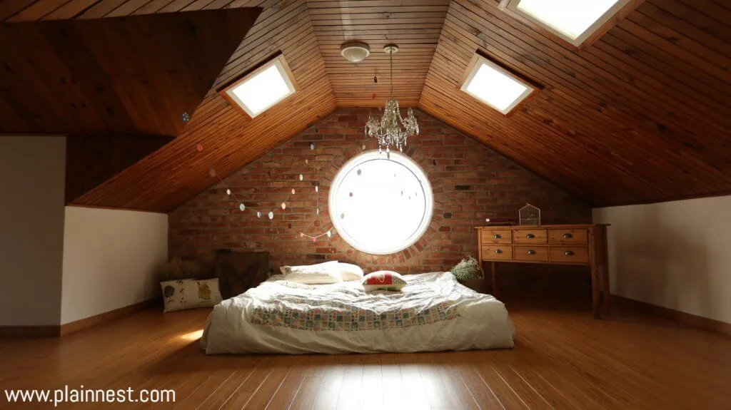 Sloped ceiling bedroom